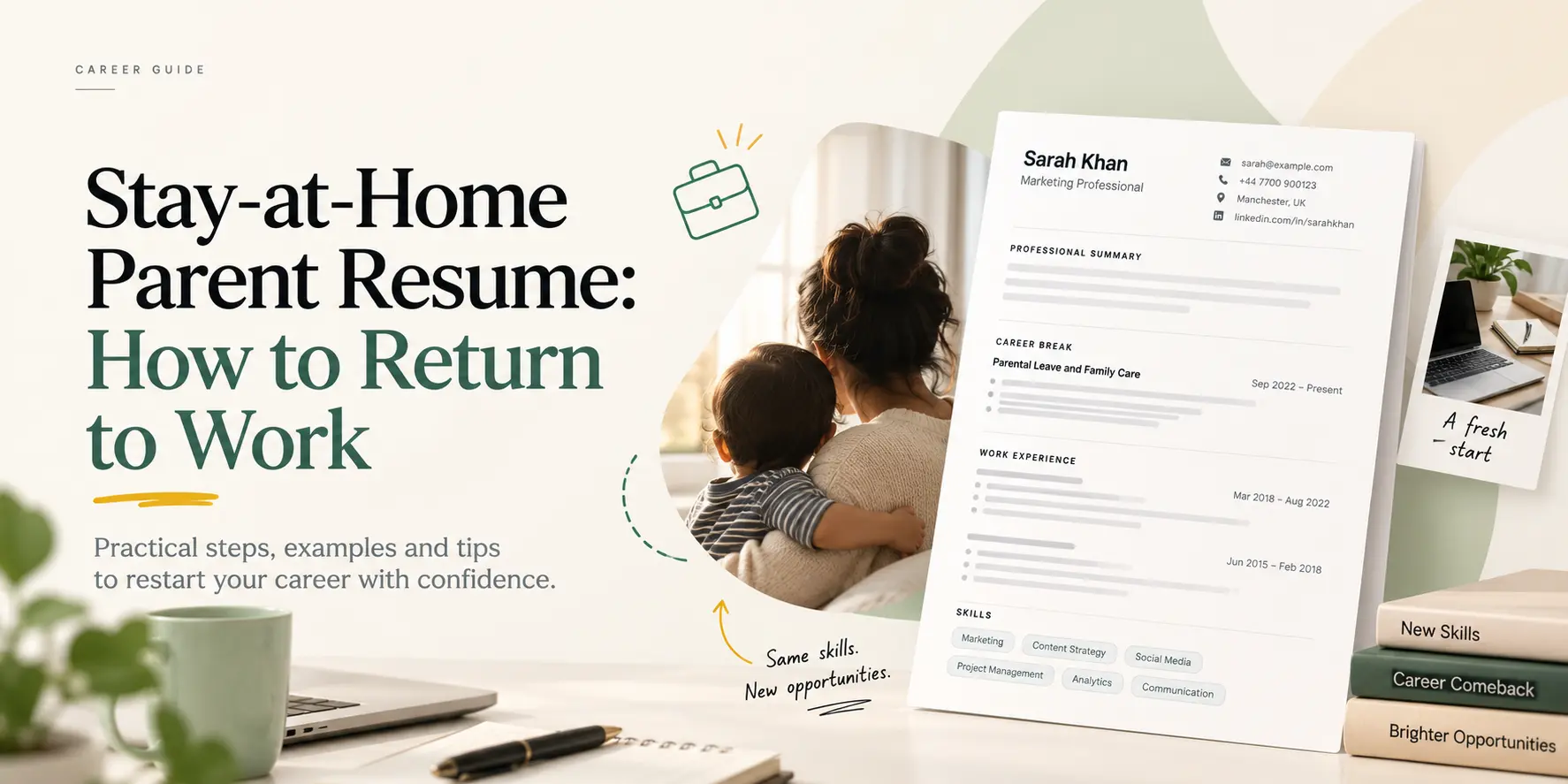 Stay-at-Home Parent Resume: How to Return to Work